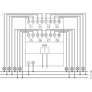 Produktbild für Schaltaktor Theben RM 8 S KNX, 4940220, für Smart Home