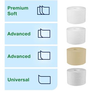 Produktbild für Toilettenpapierspender Tork OptiServe, 558051, T7 System