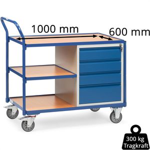 Produktbild für Werkstattwagen Fetra 2634, Tragkraft 300 kg