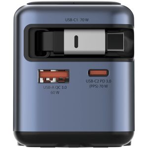 Produktbild für USB-Ladegerät Verbatim 32059, GaN, 70 Watt