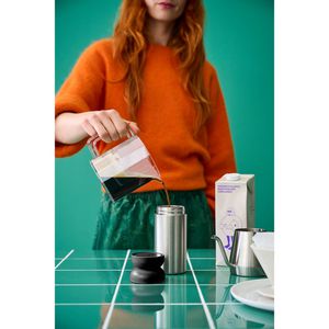 Produktbild für Thermobecher Mepal Ellipse nordic black, schwarz