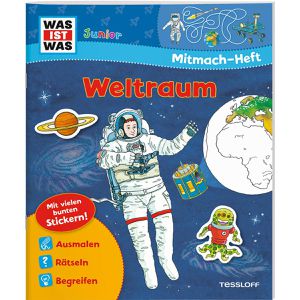 Spielbuch WAS-IST-WAS Junior, Mitmach-Heft Weltraum
