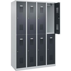 Spind CP-Möbel Basis PLUS, anthrazit
