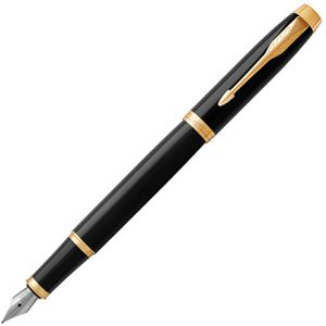 Produktbild für Füller Parker IM Black Lacquer G.C., Feder F