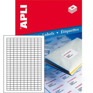 Produktbild für Universaletiketten APLI 10197, weiß