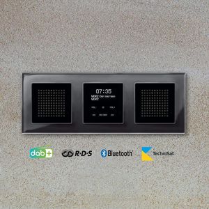 Produktbild für Radio Merten System M Set MEG4375-0303 DAB+