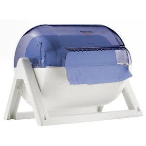 Produktbild für Putztuchrolle Papernet 416621, aus Recyclingpapier, blau