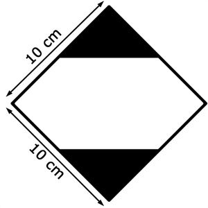Produktbild für Gefahrgutaufkleber Boxlab Gefahrzettel