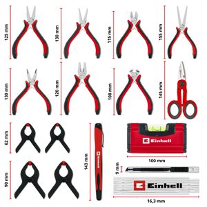 Produktbild für Werkzeugkoffer Einhell E-Case Hobby, 370512