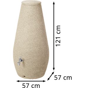 Produktbild für Regentonne Prosperplast Arves Drop, 200 Liter