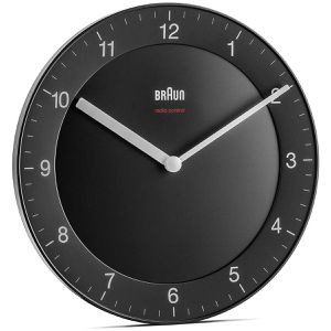 Produktbild für Wanduhr Braun BC06B, Kunststoff, analog, Funkuhr