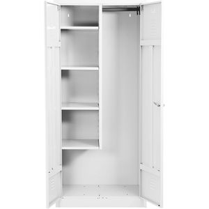 Produktbild für Mehrzweckschrank G-Office CLC/HD.1880, abschließbar, weiß
