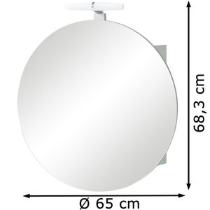 Produktbild für Spiegelschrank Schildmeyer Bjarne 153168, pistaziengrün