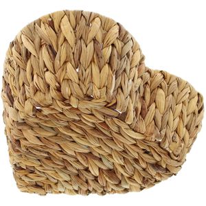 Produktbild für Obstschale Frank-Flechtwaren Herz, Wasserhyazinthe