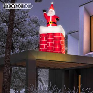 Produktbild für Weihnachtsfigur Monzana Weihnachtsmann im Kamin