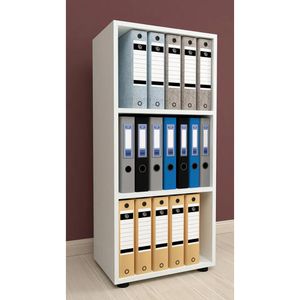 Produktbild für Aktenregal VCM Ulas 3-Fach, 918442, aus Holz