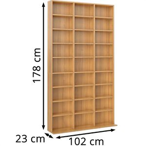 Produktbild für CD-Regal Vicco Jukebox, buche