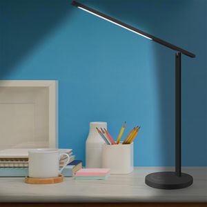 Produktbild für Schreibtischlampe Hansa Halo, schwarz, LED, dimmbar