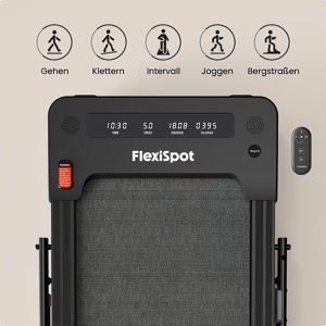 Produktbild für Walking-Pad FlexiSpot MotionX, mit Handlauf, bis 7% Steigung