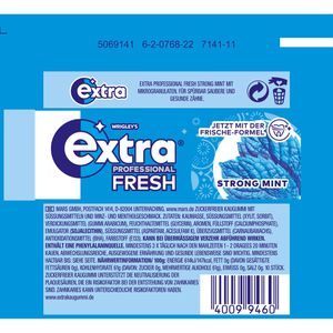 Produktbild für Kaugummis Extra Professional Fresh, Strong Mint
