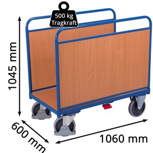 Produktbild für Transportwagen VARIOfit Längswandwagen, sw-600.200
