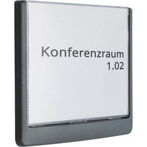 Produktbild für Türschild Böttcher-AG Premium, A6, grau