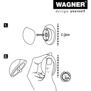 Produktbild für Türstopper Wagner-System EH-5132, Gummi / Metall