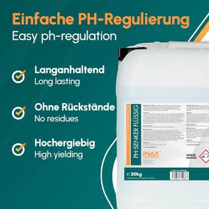 Produktbild für PH-Minus INOX 90188220, 4,9 % Schwefelsäure, flüssig