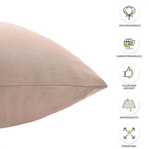 Produktbild für Kissenbezug NatureMark Jersey, Sand/beige