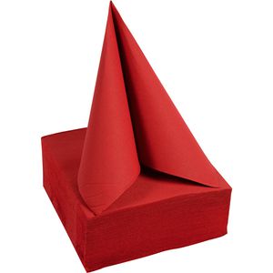 Produktbild für Servietten PROnappe SV623809I, rot