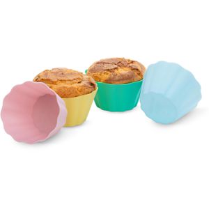 Produktbild für Muffinförmchen Backefix MCB24, wiederverwendbar, aus Silikon