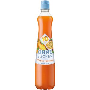 Produktbild für Sirup YO Pfirsich-Maracuja, zuckerfrei