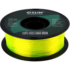Produktbild für Filament eSUN eTPU-95A, TPU, gelb transparent