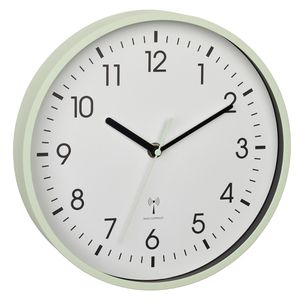 Produktbild für Wanduhr TFA 60.3550.04, Kunststoff, analog, Funkuhr