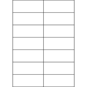 Produktbild für Universaletiketten TopStick labels, 8714, weiß