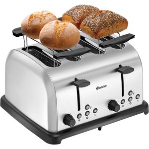 Produktbild für Toaster Bartscher TBRB40, mit 6 Röststufen &amp; Auftaufunktion