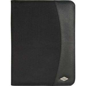 Produktbild für Schreibmappe Wedo 585401, Elegance, schwarz, Kunstleder/Nylon