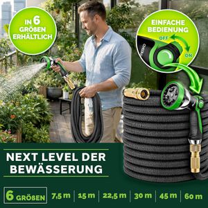 Produktbild für Gartenschlauch Tresko FGS-008, flexibel