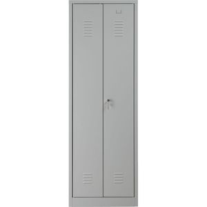 Produktbild für Spind G-Office WRC/2.1860.V2, Doppelspind, lichtgrau