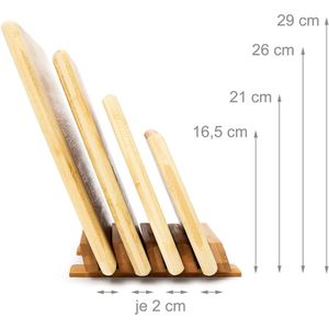 Produktbild für Schneidebrett Relaxdays 10019154 aus Bambus