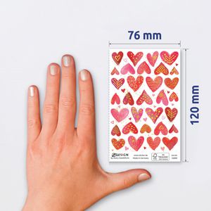 Produktbild für Sticker Zweckform Z-Design 51059, Herzen-Set