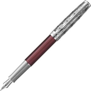 Produktbild für Füller Parker Sonnet Premium Metal &amp; Red C.C.