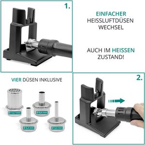 Produktbild für Lötstation QUICK QU861DW, Heißluft, Set