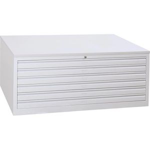 Planschrank G-Office MPC/6, lichtgrau, DIN A1