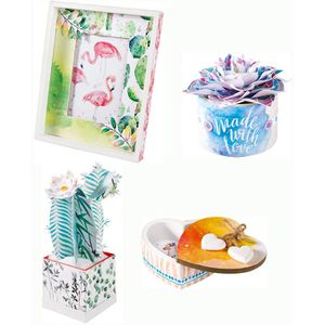 Produktbild für Motivpapier Folia 48749 Aquarell, 24 x 34 cm