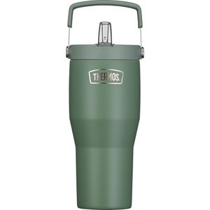 Produktbild für Thermobecher Thermos RS Flip Straw green mat, grün