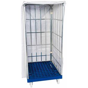 Produktbild für Rollbehälter-Abdeckhaube HMH für Nutzhöhe 1460 mm