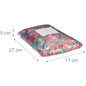 Produktbild für Konfetti Relaxdays 10023878, XL, aus Folie