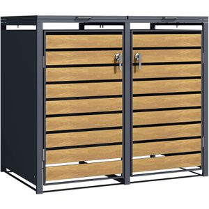Produktbild für Mülltonnenbox Phoenix GB2213AWK, Metall