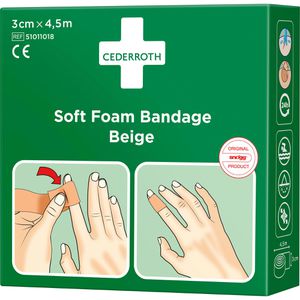 Produktbild für Pflaster Cederroth Soft Foam Bandage, 1 Rolle